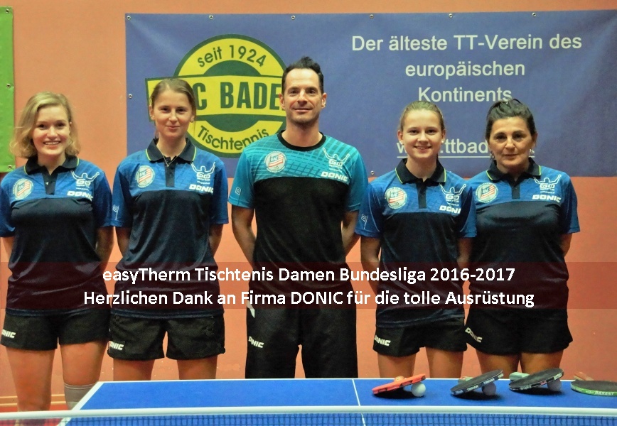 Erfolgreiches Wochenende für die Damen des Badener AC-TT